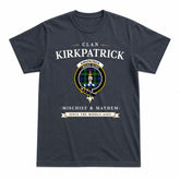 Kirkpatrick Tartan Crest Mischief and Mayhem T-shirt