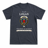 Logan Ancient Tartan Crest Mischief and Mayhem T-shirt