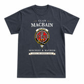 MacBain Tartan Crest Mischief and Mayhem T-shirt