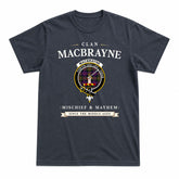 MacBrayne Tartan Crest Mischief and Mayhem T-shirt