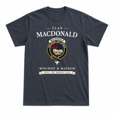 MacDonald Tartan Crest Mischief and Mayhem T-shirt