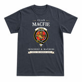MacFie Tartan Crest Mischief and Mayhem T-shirt
