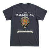 MacKintosh Ancient Tartan Crest Mischief and Mayhem T-shirt