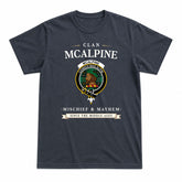 McAlpine Ancient Tartan Crest Mischief and Mayhem T-shirt
