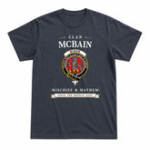 McBain Tartan Crest Mischief and Mayhem T-shirt