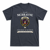 McBrayne Tartan Crest Mischief and Mayhem T-shirt