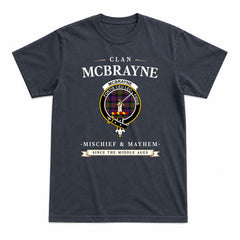 McBrayne Tartan Crest Mischief and Mayhem T-shirt
