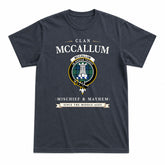 McCallum Ancient Tartan Crest Mischief and Mayhem T-shirt