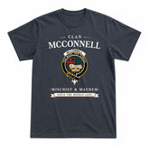 McConnell Tartan Crest Mischief and Mayhem T-shirt