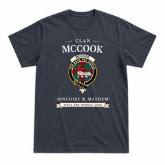 McCook Tartan Crest Mischief and Mayhem T-shirt