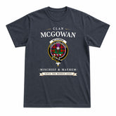 McGowan Tartan Crest Mischief and Mayhem T-shirt