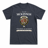McKinnon Ancient Tartan Crest Mischief and Mayhem T-shirt
