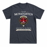 McNaughten Tartan Crest Mischief and Mayhem T-shirt