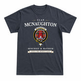 McNaughton Ancient Tartan Crest Mischief and Mayhem T-shirt