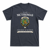 McThomas Ancient Tartan Crest Mischief and Mayhem T-shirt