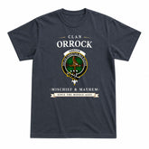 Orrock Tartan Crest Mischief and Mayhem T-shirt