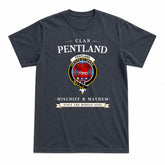 Pentland Tartan Crest Mischief and Mayhem T-shirt