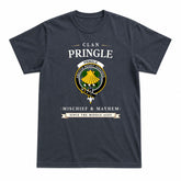 Pringle Tartan Crest Mischief and Mayhem T-shirt