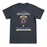 Spalding Tartan Crest Mischief and Mayhem T-shirt