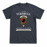 Turnbull Dress Tartan Crest Mischief and Mayhem T-shirt