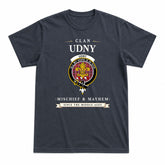 Udny Tartan Crest Mischief and Mayhem T-shirt