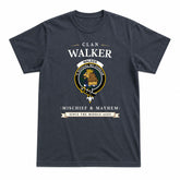Walker Hunting Tartan Crest Mischief and Mayhem T-shirt