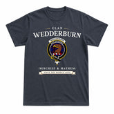Wedderburn Tartan Crest Mischief and Mayhem T-shirt