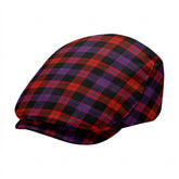 Brown Modern Tartan Flat Caps