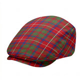 Shaw Red Modern Tartan Flat Caps