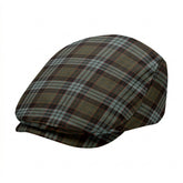 Stewart Old Weathered Tartan Flat Caps