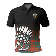 McKintosh Ancient Tartan Crest Polo Shirt - Thistle Black Style