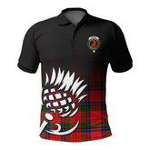 McNicol (of Scorrybreac) Tartan Crest Polo Shirt - Thistle Black Style