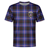 Dunlop Modern Tartan Crest T-shirt
