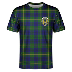 Johnson Modern Tartan Crest T-shirt