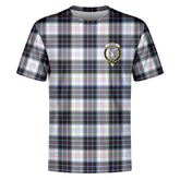 MacRae Dress Modern Tartan Crest T-shirt