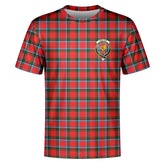 Sinclair Modern Tartan Crest T-shirt