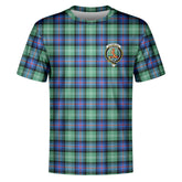 Sutherland Old Ancient Tartan Crest T-shirt