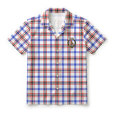 Boswell Modern Tartan Crest Hawaiian Shirt