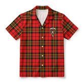 Brodie Modern Tartan Crest Hawaiian Shirt