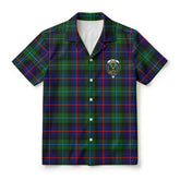 Calder Tartan Crest Hawaiian Shirt