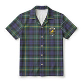 Campbell Argyll Modern Tartan Crest Hawaiian Shirt