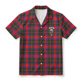 Carrick District Tartan Crest Hawaiian Shirt
