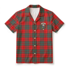 Cheyne Tartan Crest Hawaiian Shirt