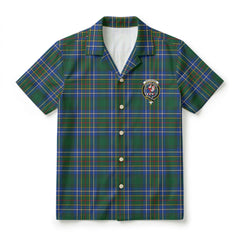 Cockburn Ancient Tartan Crest Hawaiian Shirt