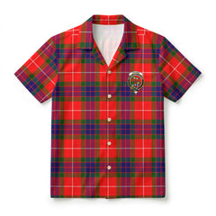 Fraser Tartan Crest Hawaiian Shirt