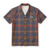 Fraser (of Lovat) Hunting Modern Tartan Crest Hawaiian Shirt