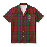 Geddes Tartan Crest Hawaiian Shirt