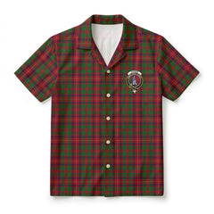 Geddes Tartan Crest Hawaiian Shirt