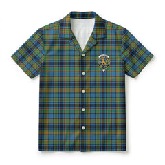 Gillies Ancient Tartan Crest Hawaiian Shirt