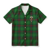 Halkett Tartan Crest Hawaiian Shirt